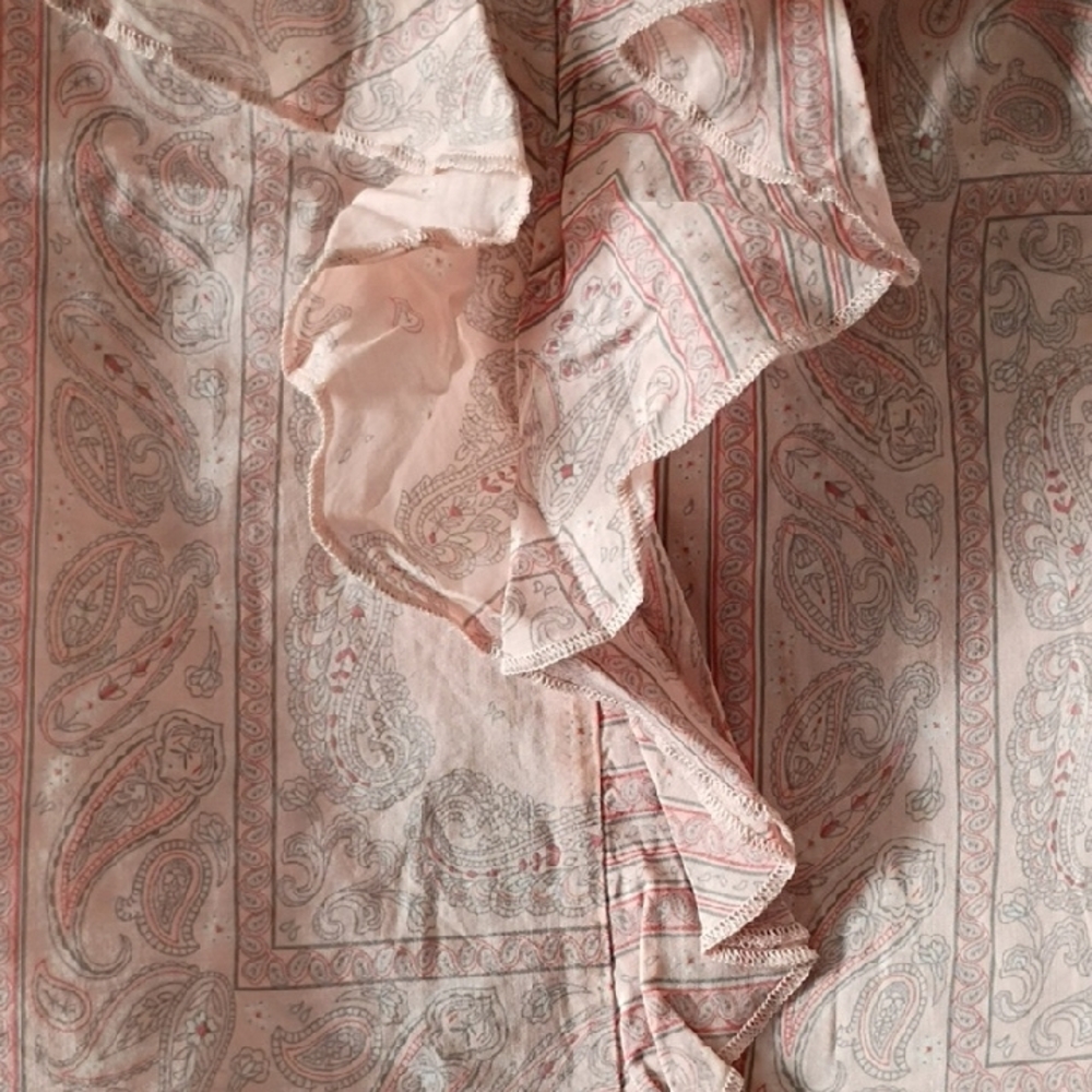 Universal Thread Peach Ruffled Blouse - Picture 5 of 8